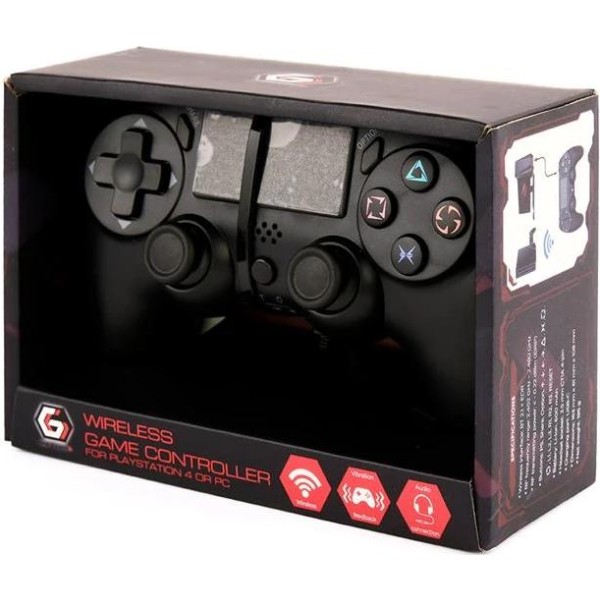 Gembird controlador juegos inalámb playstation4/pc