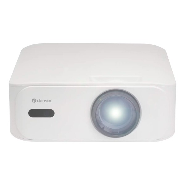 Denver denver pr-4300 blanco / proyector hd (hasta 180") con 400 lúmenes ansi y compatibilidad con entrada 4k