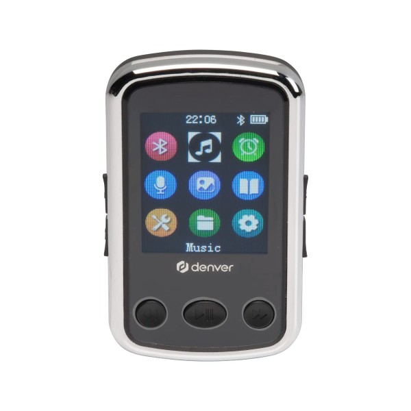 Denver mps-320b negro / reproductor mp3 acoplable con 32 gb de almacenamiento y bluetooth